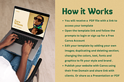 Bold UGC Portfolio Website Canva, a Websites & App Template by The Chaos Project (Thumbnail 8 of 8)