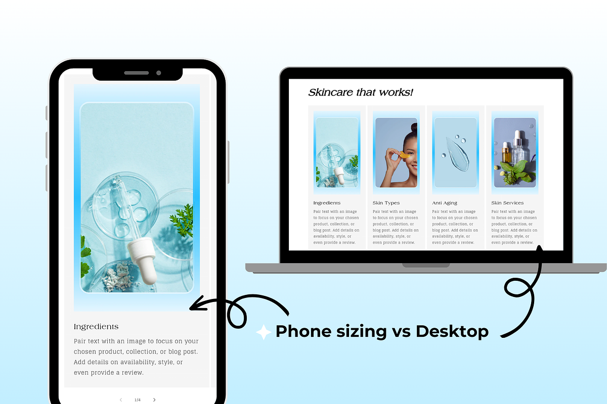 Gradient Blue Shopify Theme, a Shopify Template by PLANETSEL (Photo 5 of 6)
