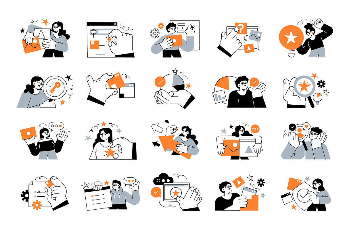 Business Marketing illustrations, a Person Illustration by StonePic (Photo 2 of 3)
