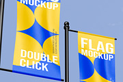 Flag Mockup, an Advertising Mockup by Permadi Creative (Thumbnail 5 of 5)
