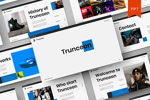 Trunceon – Business PowerPoint, a Presentation Template by Dens Creative Studio