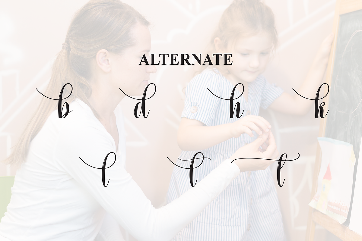 Smart Teacher | Script Font, a Handwritten Font by Scratchones (Photo 8 of 9)