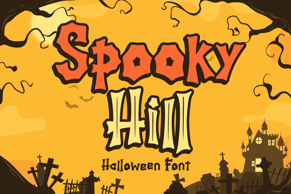 Spooky Hill, a Font by Attype (Photo 1 of 9)