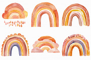 Watercolor Beige Rainbow Clipart, an Illustration by Libby Wishes (Thumbnail 6 of 7)