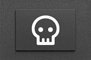 Simple Skull Icon Vector, an Object Illustration by Vectorium Studio (Thumbnail 4 of 4)