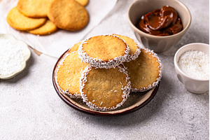 Alfajores, traditional Spanish, a Food & Drink Photo by Yulia Furman