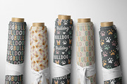 Cute puppy dog pattern bundle, a Pattern Graphic by RevolutionizZed (Thumbnail 5 of 17)