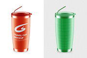 Stainless Travel Cup Mockup, a Cups & Container Mockup by GraphicsPixel (Thumbnail 2 of 3)