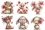 Whimsical Spring Animal Clipart, an Illustration by Daily.Designs (Thumbnail 7 of 8)