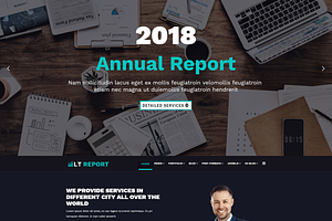 LT Report Finance WordPress Theme