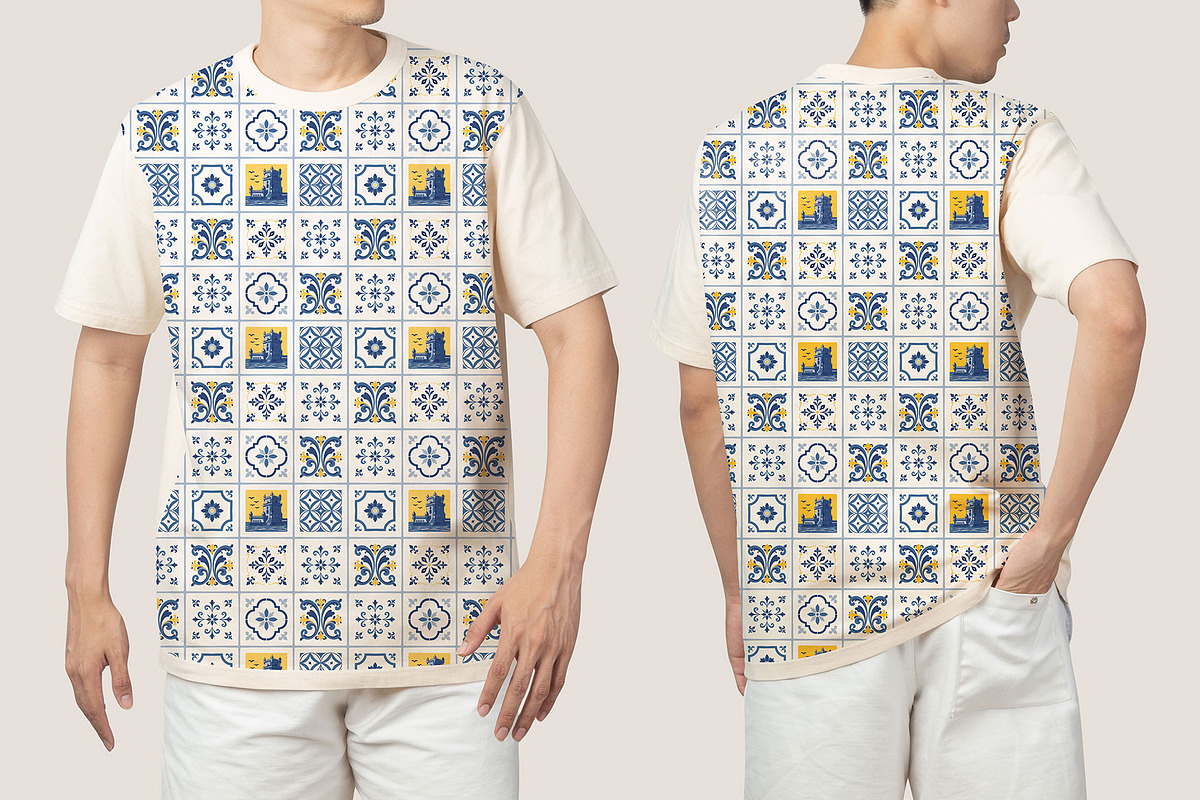 Azulejo Portugal | Tiles & Patterns, an Object Graphic by KetteCreate (Photo 12 of 16)