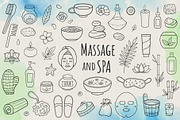 SPA and Massage Doodle Design Kit, a Healthcare Illustration by Artspace (Thumbnail 1 of 5)