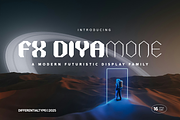 FX Diyamone - Display Family Font, a Sans Serif Font by Differentialtype (Thumbnail 1 of 11)