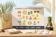 Summer themed icon collection, a Solid Icon by Saba Vector (Thumbnail 4 of 4)