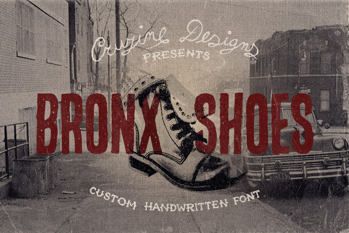 Bronx Shoes Custom Font preview 4