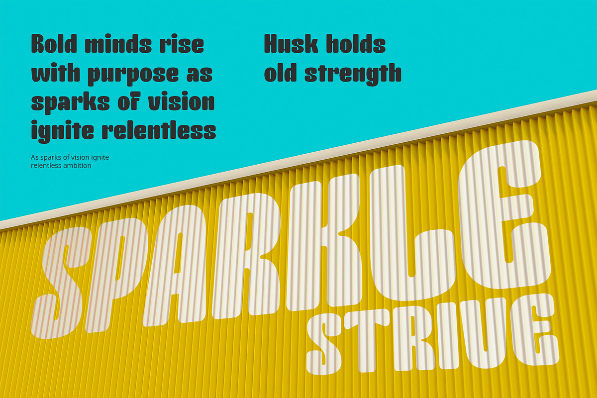 CS Bruce – Bold Font, a Sans Serif Font by Craft Supply Co. (Photo 7 of 8)