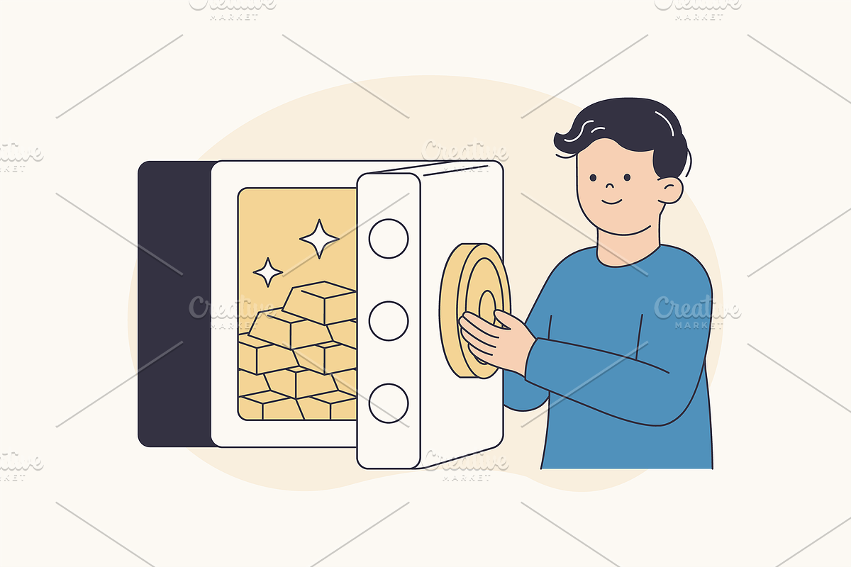The Golden Legacy Illustration, an Object Graphic by Jump Studio (Photo 11 of 12)