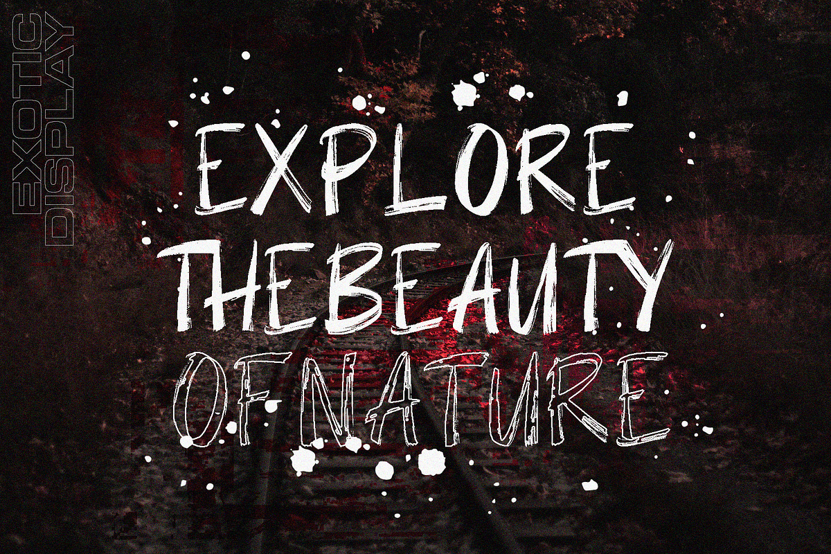 Bustro Brush Font, a Handwritten Font by Graphicxell (Photo 2 of 6)