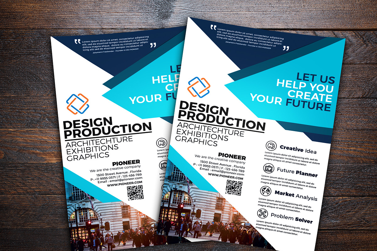 Corporate Flyer, a Flyer Template by Design Addict