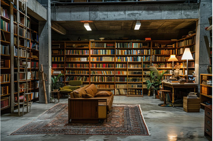 Large home library filled with, a School & Education Photo by Ylivdesign