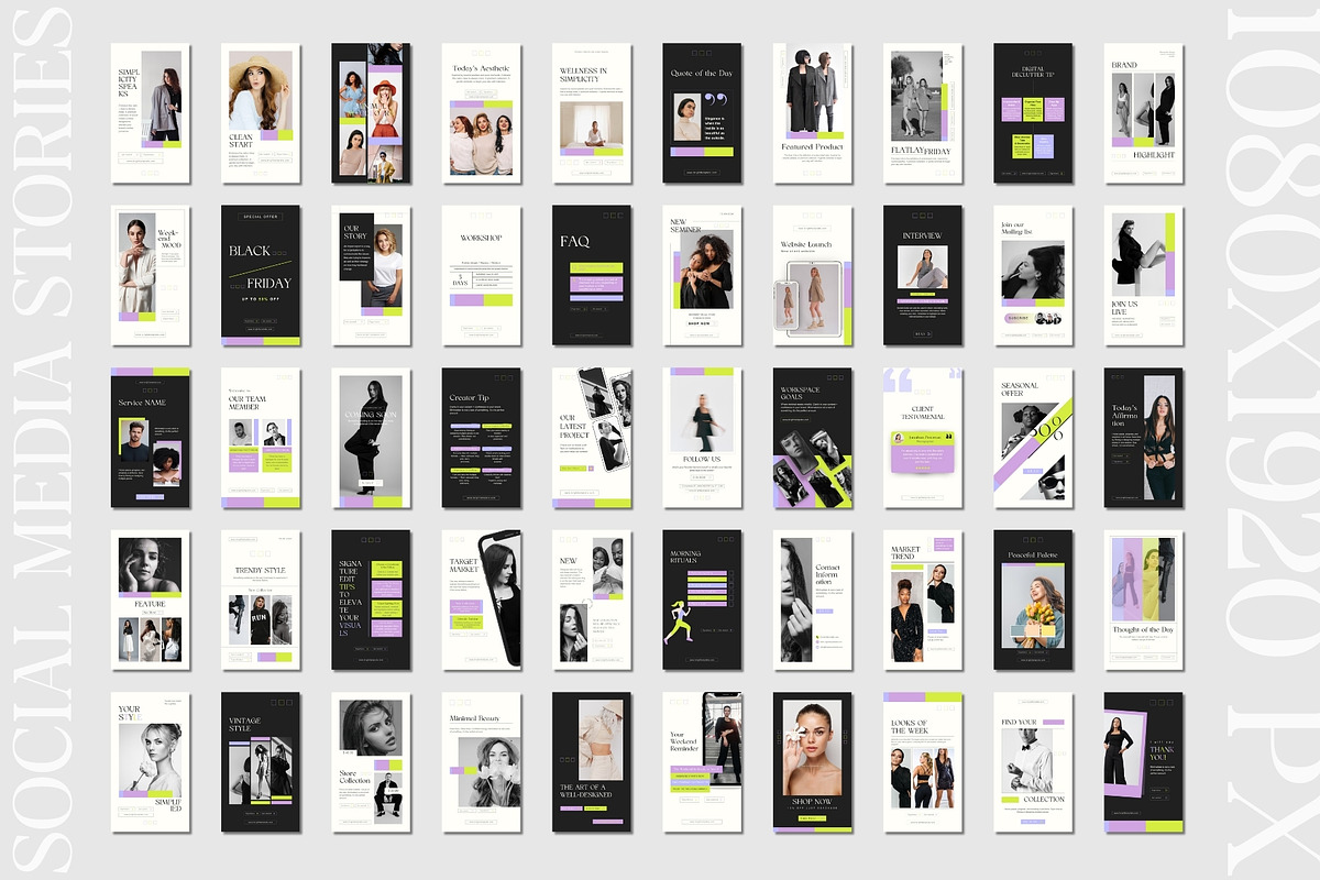 150 Animated Canva Instagram Pack, a Social Media Template by TheBrightGrap (Photo 9 of 11)