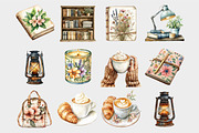 Watercolor Boho Planner Clipart, a Seasonal Illustration by Design Market (Thumbnail 4 of 5)