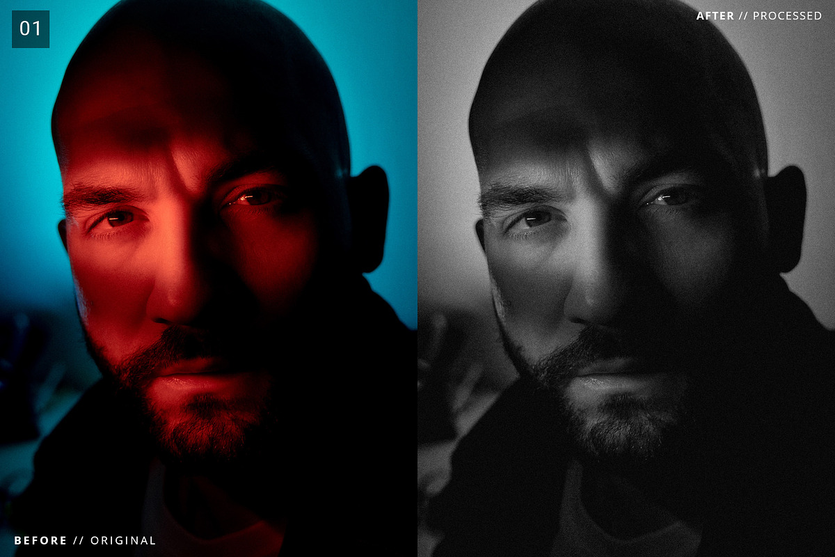6 Essential Portrait LR Presets, an Action Add-On by Edito (Photo 2 of 7)