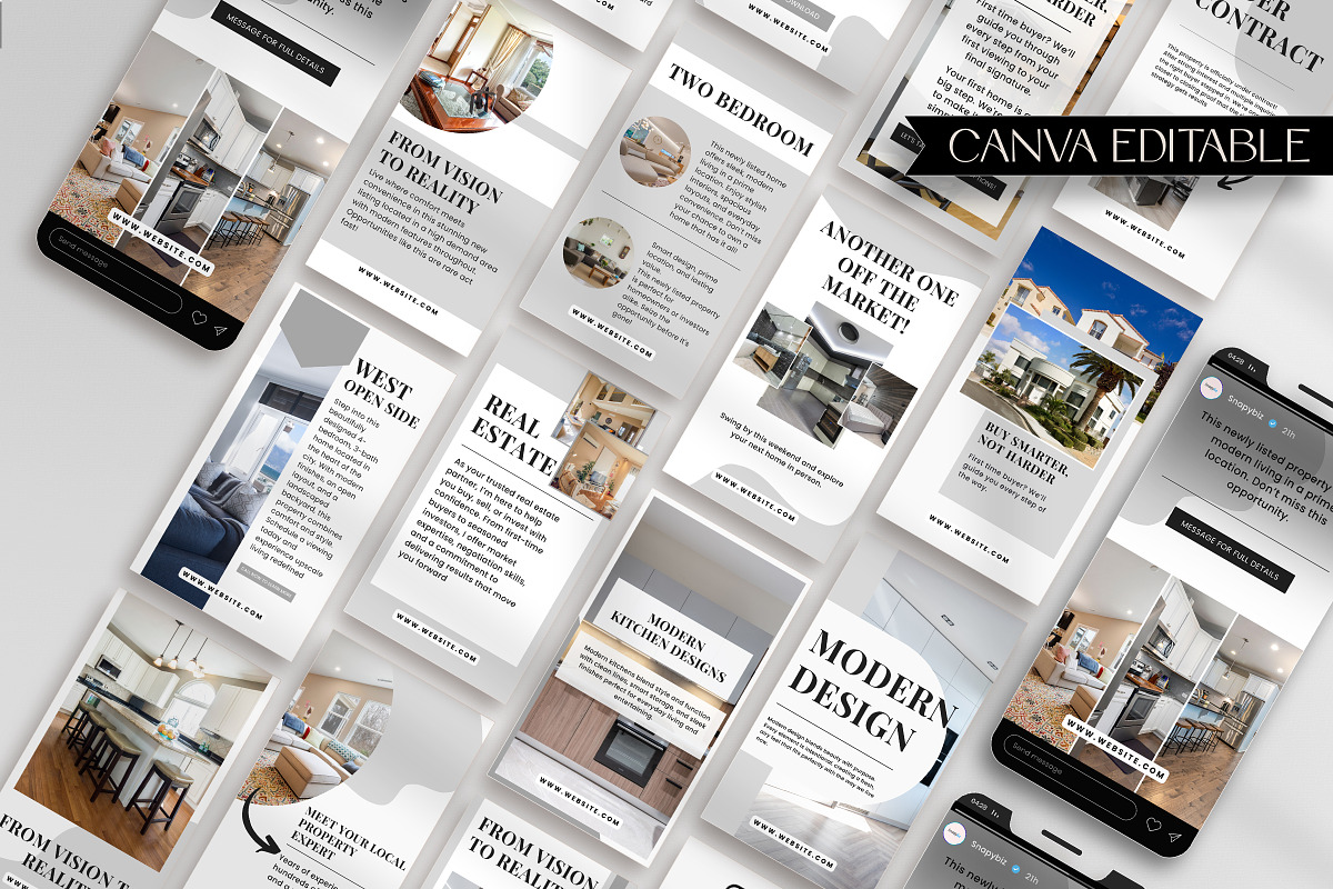 Real Estate IG Canva Story Template preview 5
