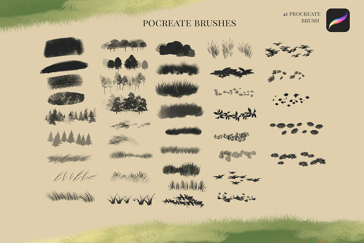 Procreate bundle brushes, a Brush Add-On by Spark Studio Brushes (Photo 19 of 19)