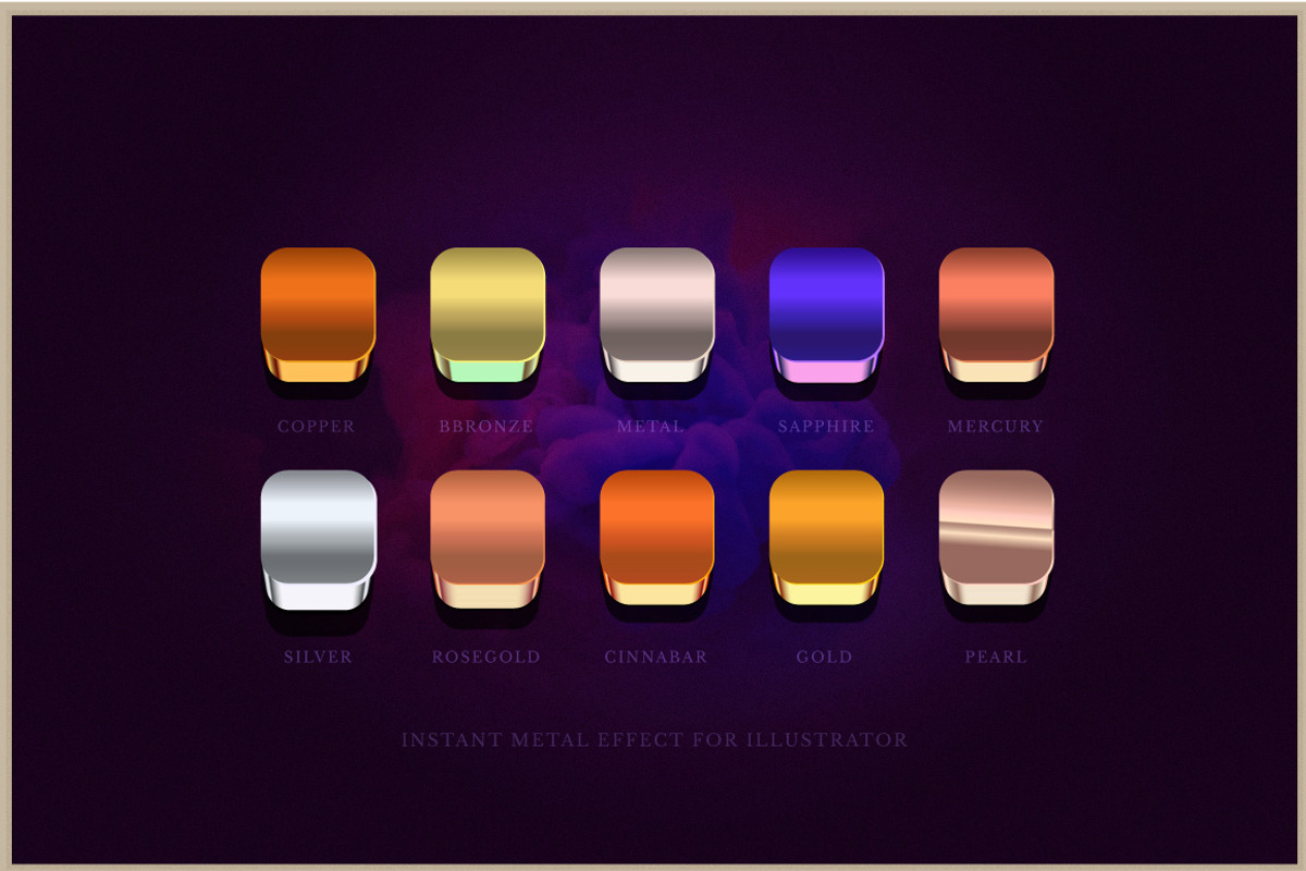 Aurous - Text Styles for Illustrator, a Layer Style Add-On by Vector Galore (Photo 3 of 5)