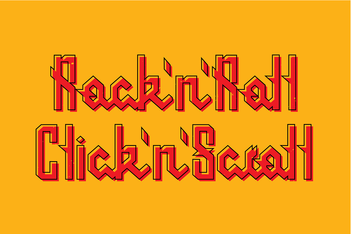 Judas Blackletter Display Font, a Blackletter Font by Fried Design Company (Photo 11 of 15)