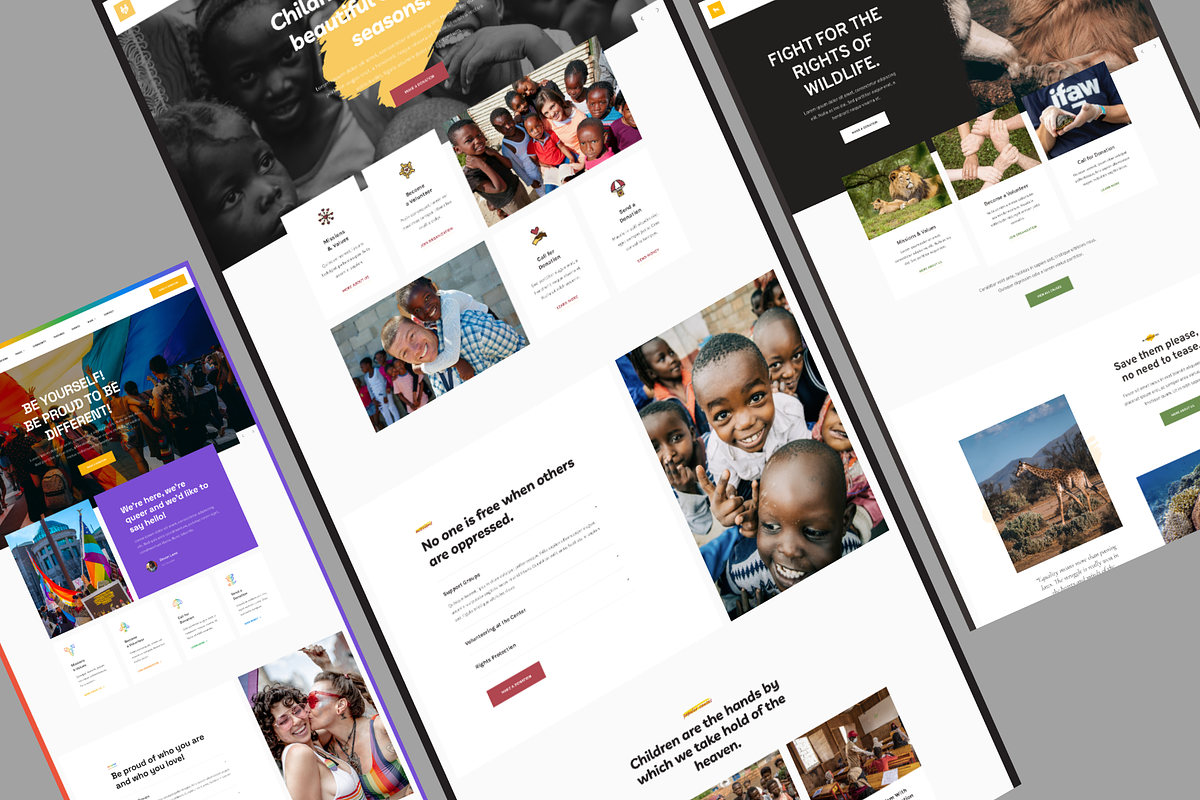 Rights - Charity & NGO Template, an UI Kit Template by YoArts (Photo 4 of 4)