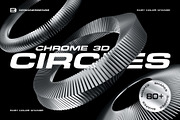 3D Chrome Circles - 82 illustrations, an Object Graphic by assetpro.design (Thumbnail 1 of 12)
