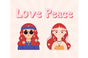 Love And Peace Poster