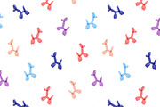 Animals balloons set + backgrounds, an Animal Illustration by PaperTrident (Thumbnail 6 of 8)