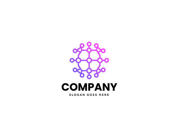 Modern Ai Neural Net Logo