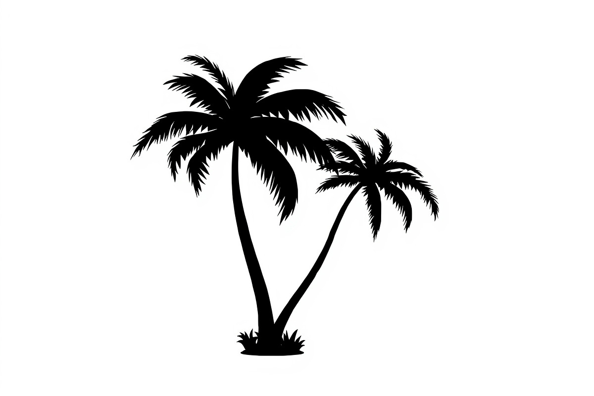 Tropical Palm Tree Silhouette Bundle, an Illustration by Amazin_art (Photo 5 of 21)