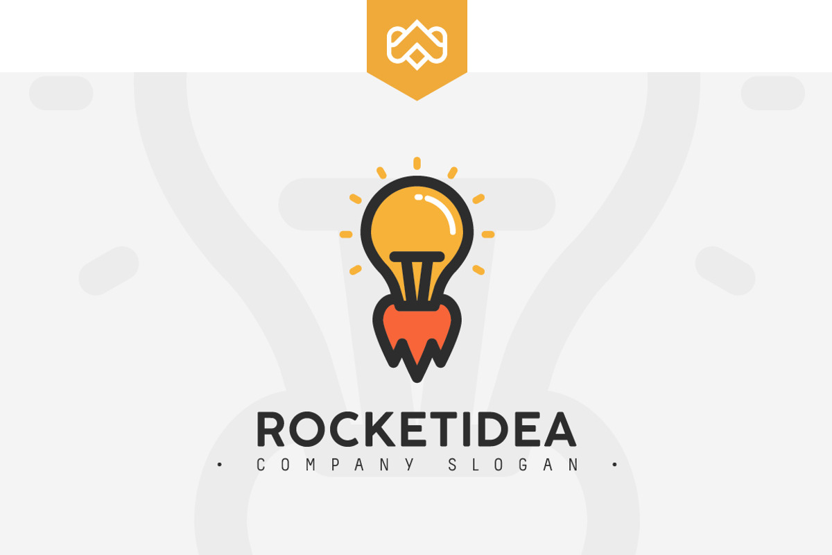 Rocket Idea Logo, a Branding & Logo Template by MAOV (Photo 1 of 5)