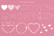 Procreate Heart Stamps, a Brush Add-On by SmuffizStudio (Thumbnail 2 of 8)