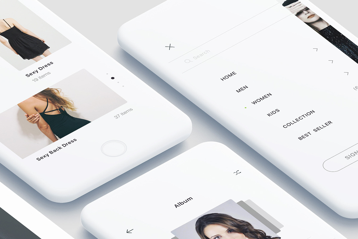 Zade Mobile App UI KIT, an UI Kit Template by No.13 (Photo 3 of 7)