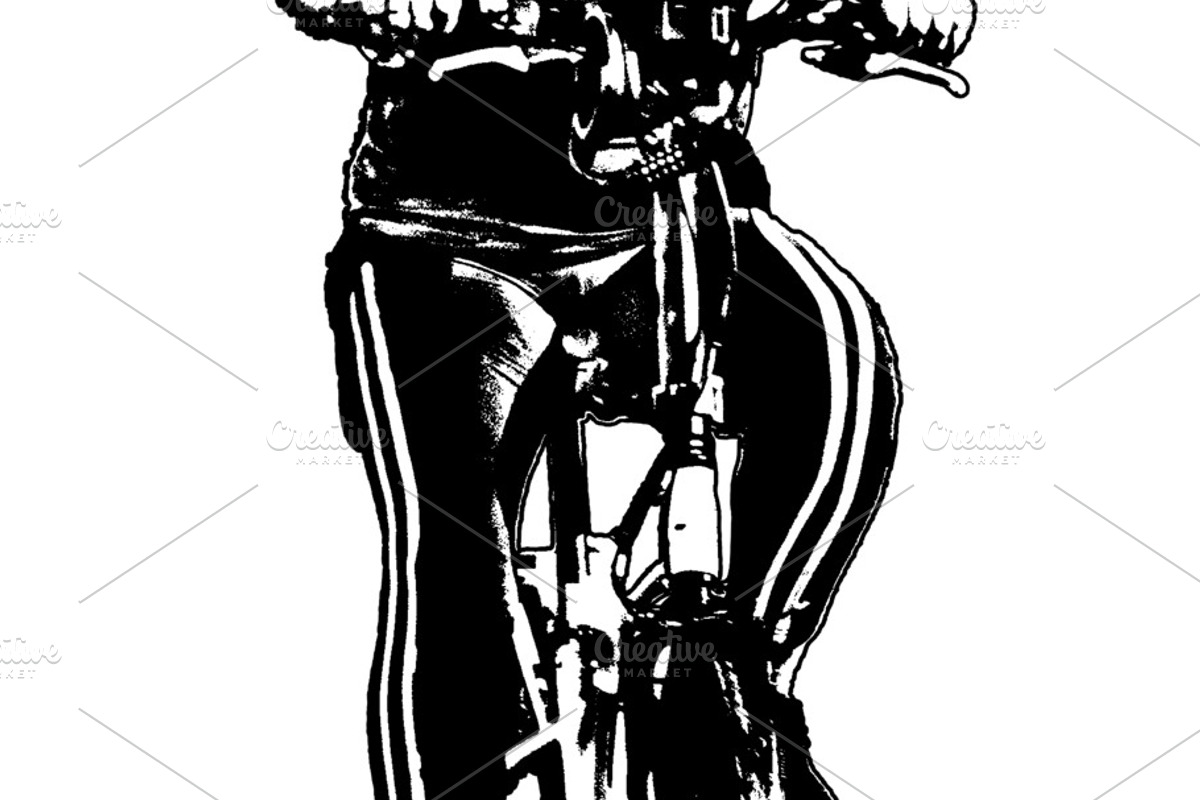 Adult woman riding at bicycle, a Person Photo by DanFLCreativo (Photo 2 of 2)