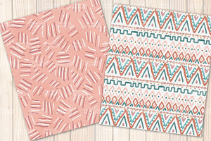 Boho Beach Seamless Pattern Bundle