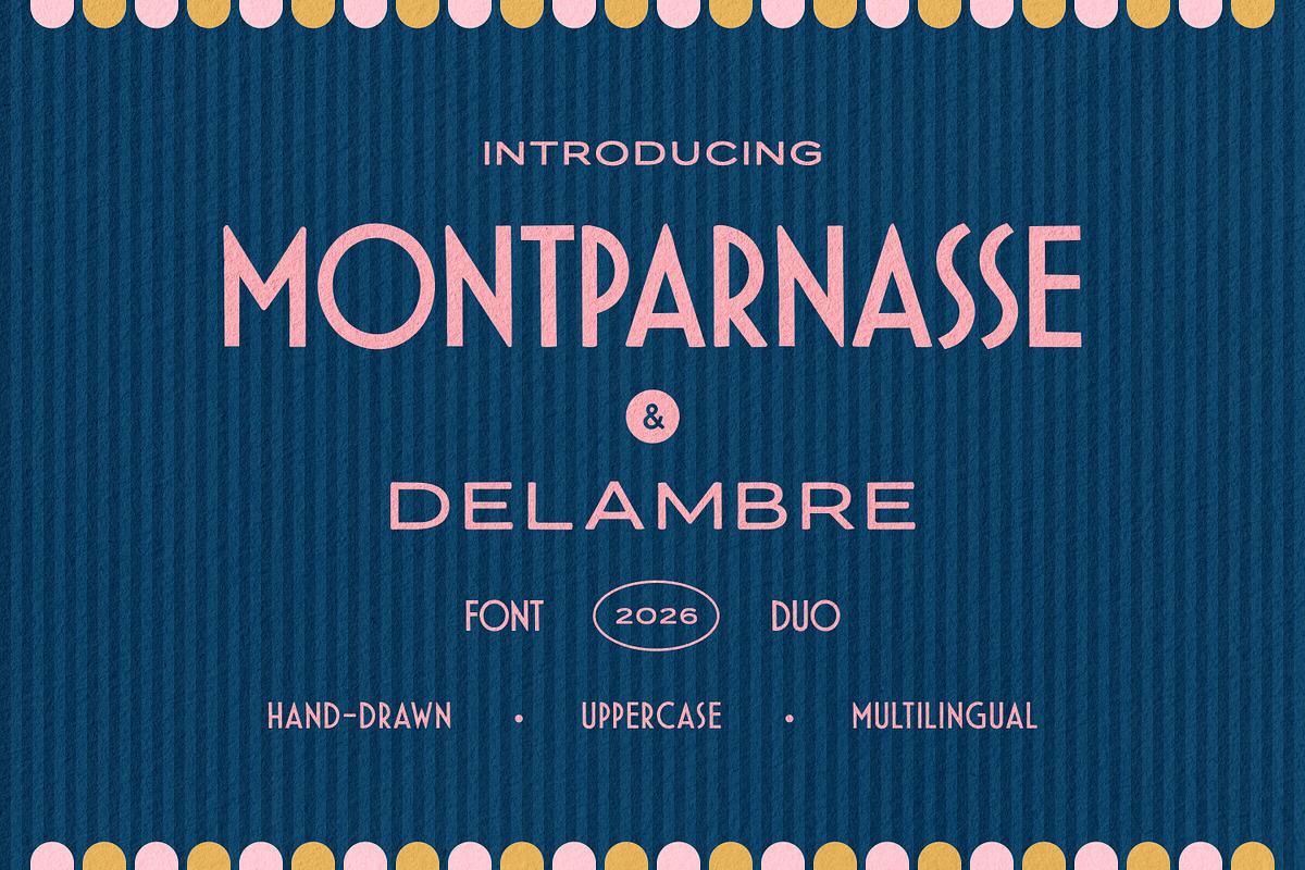 Montparnasse & Delambre Sans Duo, a Sans Serif Font by pixelbuddha.net (Photo 1 of 8)