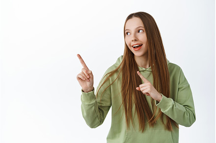 Stylish young woman in hoodie, look, a Beauty & Fashion Photo by Cookie Studio