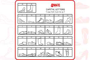 Shoe Doodles - Dingbats Font