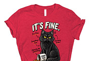 It's Fine Everything's Fine PNG, an Object Graphic by Star Graphic Design (Thumbnail 11 of 12)
