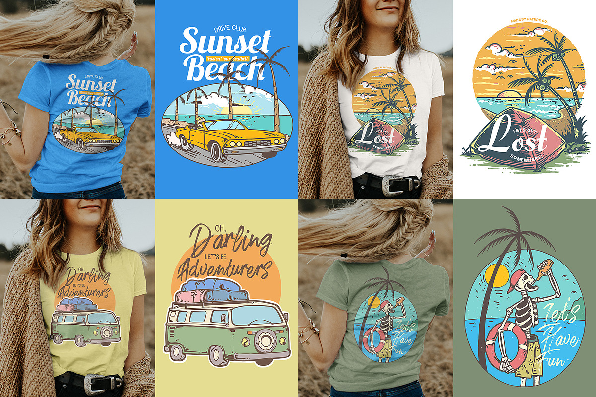 100 Keep Chillin' T-Shirt Designs, an Illustration by TSV Art Collective (Photo 3 of 26)