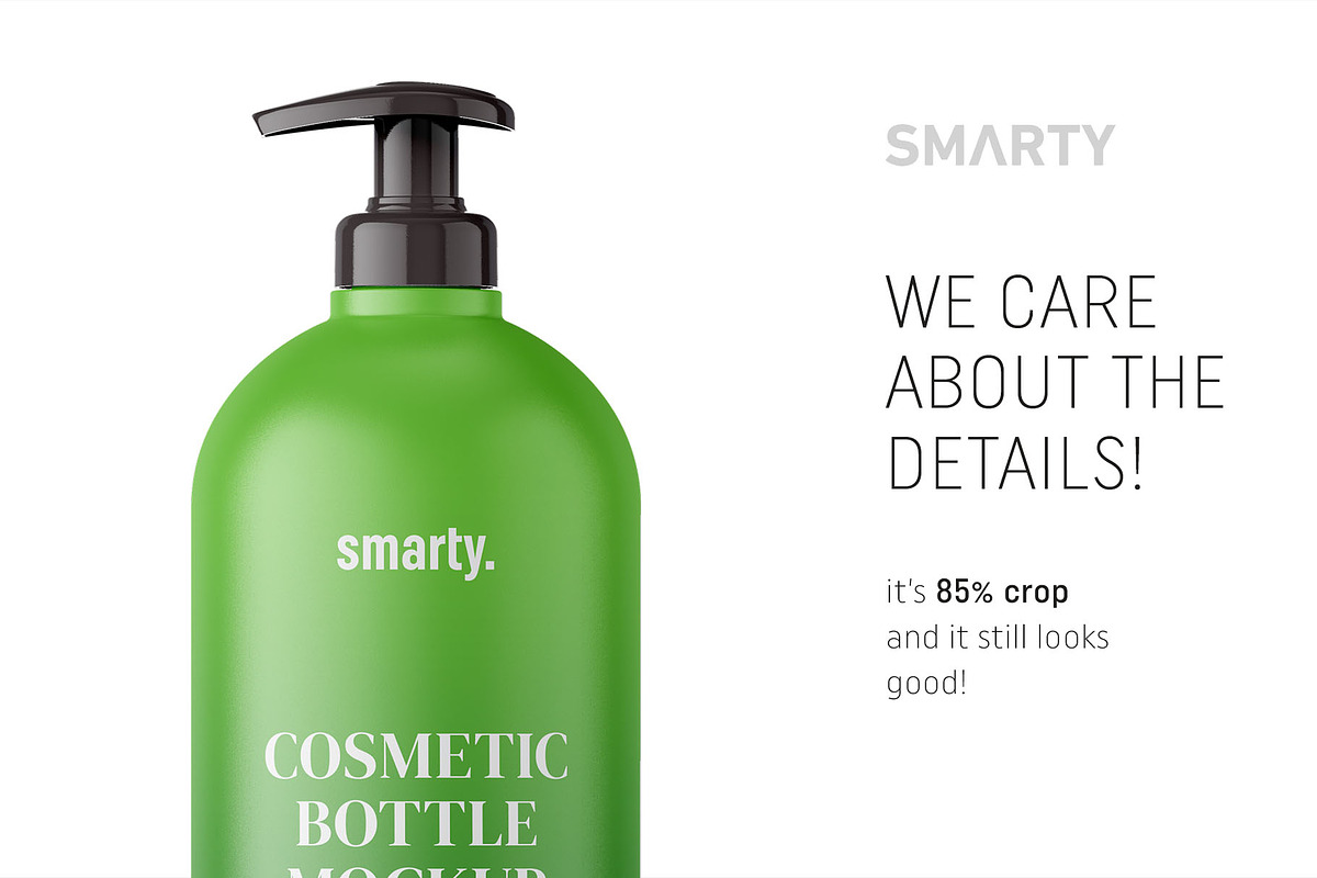 Matte pump bottle mockup, a Packaging Mockup by Smarty Mockups (Photo 4 of 5)