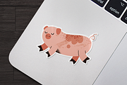 Farm animals cute illustrations, an Animal Illustration by Fave Brush (Thumbnail 13 of 14)