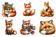 Cute Woodland Fox Clipart, an Illustration by DreamPrint404 (Thumbnail 5 of 5)